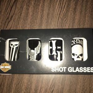 Harley Davidson shot glasses